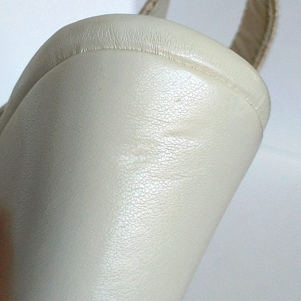 New w/o Box DKNY Genuine Leather Slingback Wedge Sandals Size 8